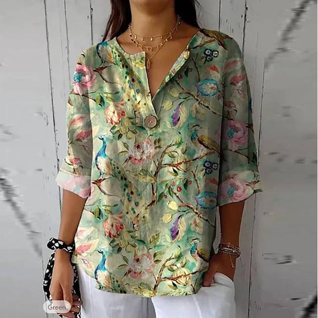 Lena | Women's Floral Summer Blouse